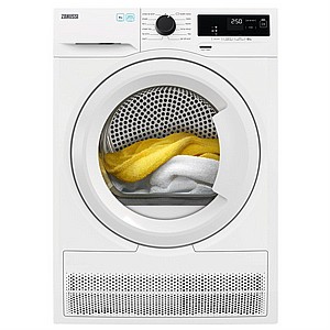 מייבש כביסה קונדנסור כולל משאבת חום - 8 ק"ג Zanussi זנוסי ZDHF286W מייבש כביסה קונדנסור כולל משאבת חום - 8 ק"ג Zanussi זנוסי ZDHF286W
