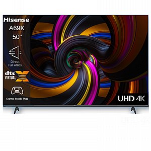 טלוויזיה חכמה 50" Hisense UHD 4K הייסנס 50A69K טלוויזיה חכמה 50" Hisense UHD 4K הייסנס 50A69K