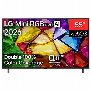�������� ���� ����� 55 ����'  LG Mini RGB 4K  ��� 55MRGB85B6C