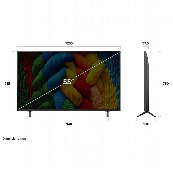 �������� ���� 55" LG 4K NANO �� �� 55NANO80A6A