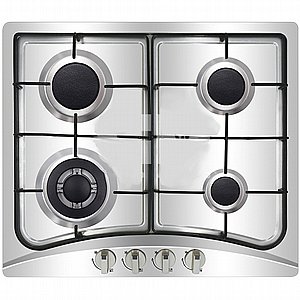 כיריים גז 4 להבות נירוסטה 60 ס"מ Chef GB 6049 כיריים גז 4 להבות נירוסטה 60 ס"מ Chef GB 6049