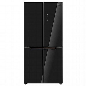 מקרר 4 דלתות 470 ליטר זכוכית שחורה MIDEA HQ-611RWEN מקרר 4 דלתות 470 ליטר זכוכית שחורה MIDEA HQ-611RWEN