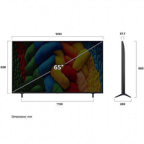 �������� ���� 65" LG 4K NanoCell �� �� 65NANO80A6A