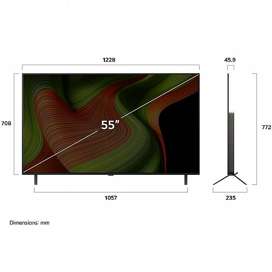 �������� ���� 55" LG 4K OLED �� �� OLED55B56LA