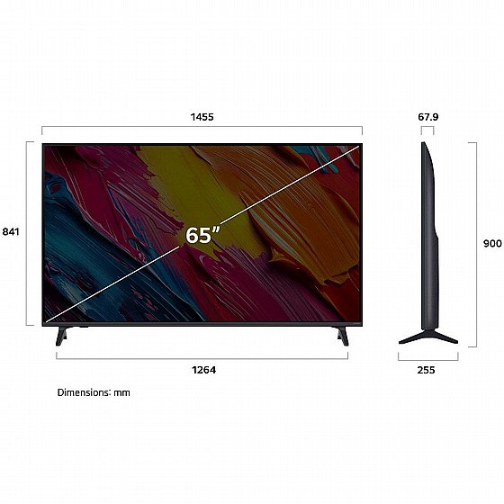 �������� ���� 65" LG 4K QNED �� �� 65QNED70A6A