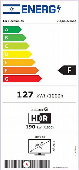 �������� ���� 75" LG 4K QNED �� �� 75QNED70A6A