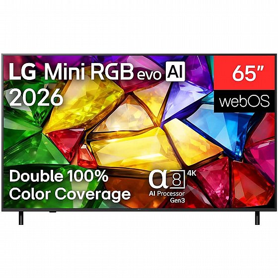 �������� ���� 65" LG 4K Mini RGB AI �� �� 65MRGB85B6C