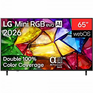 �������� ���� 65" LG 4K Mini RGB AI �� �'� 65MRGB85B6C