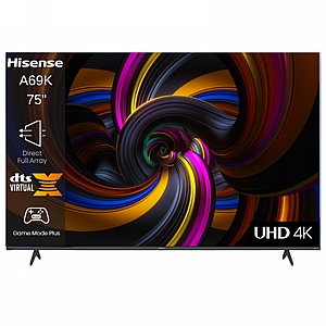 טלוויזיה חכמה 75" Hisense 4K UHD הייסנס 75A69K טלוויזיה חכמה 75" Hisense 4K UHD הייסנס 75A69K