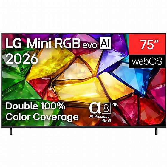 �������� ���� 75" LG 4K Mini RGB AI �� �� 75MRGB85B6C