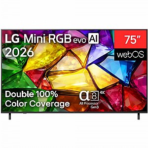�������� ���� 75" LG 4K Mini RGB AI �� �'� 75MRGB85B6C