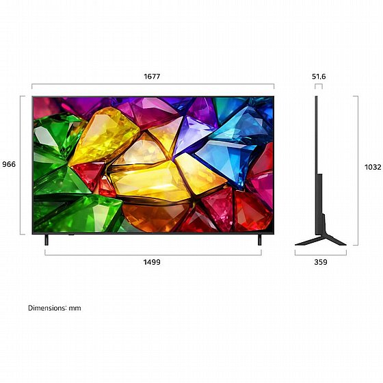 �������� ���� 75" LG 4K Mini RGB AI �� �� 75MRGB85B6C