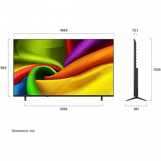 �������� ���� 75" LG NANO UHD AI �� �� 75NU840B6LA