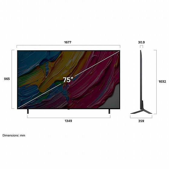 �������� ���� 75" LG 4K QNED �� �� 75QNED80A6A