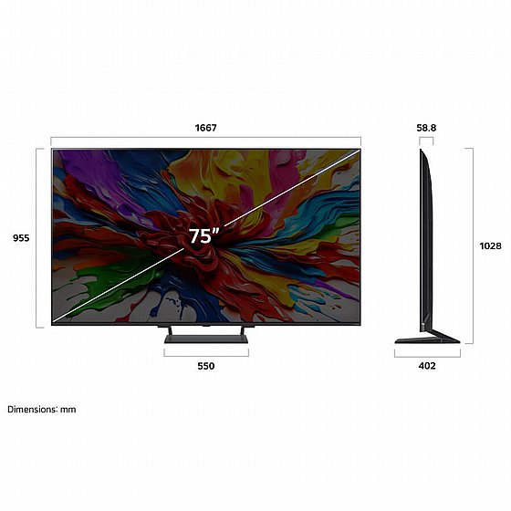 �������� ���� 75" LG QNED MiniLED �� �� 75QNED93A6A