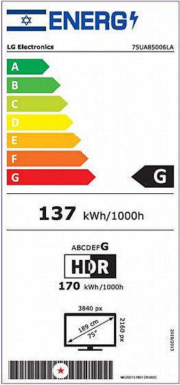 �������� ���� 75" LG 4K UHD �� �� 75UA85006LA