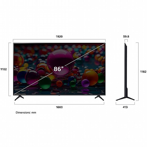 �������� ���� 86" LG 4K UHD �� �� 86UA85006LA
