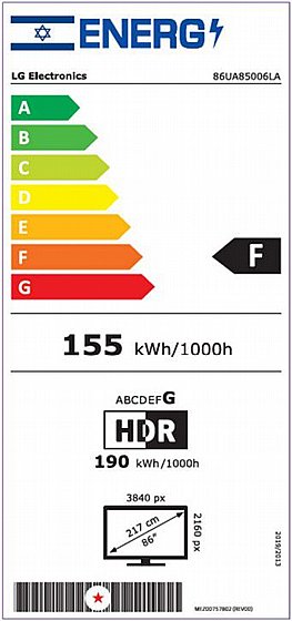 �������� ���� 86" LG 4K UHD �� �� 86UA85006LA