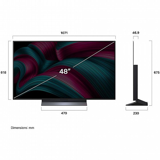 �������� ���� 48" LG 4K OLED �� �� OLED48C56LA