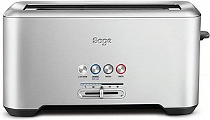 מצנם 4 פרוסות ארוך Sage STA730BSS - צבע נירוסטה מצנם 4 פרוסות ארוך Sage STA730BSS - צבע נירוסטה