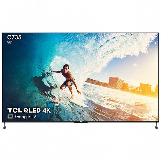 �������� ���� 98" 4K ���� ���� ��� Onkyo ����� TCL ��.��.�� QLED 98C735