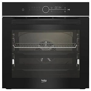 תנור בנוי 72 ליטר דגם BBIM13400XCS בקו Beko זכוכית שחורה תנור בנוי 72 ליטר דגם BBIM13400XCS בקו Beko זכוכית שחורה