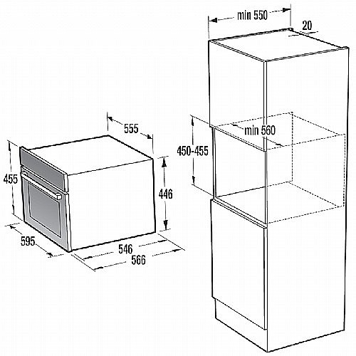 ���� ����� ���� 45 ��� ���� GORENJE ����� �������� ��� BCM547S12X ������