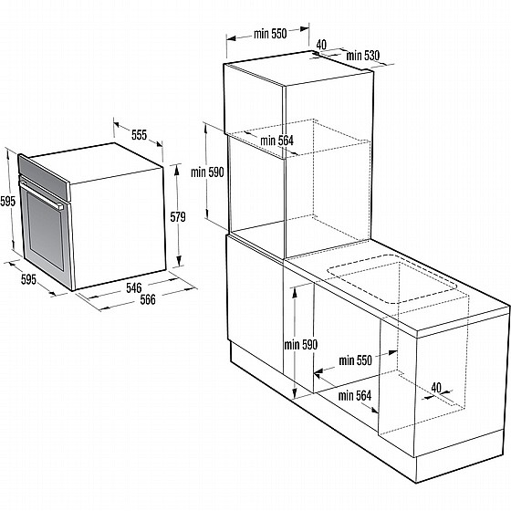 ���� �������� ���� 71 ���� Gorenje ������� BOP798S54X