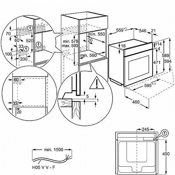 ���� �������� ���� 71 ���� AEG �.�.�. Horizon Series BPK284232W