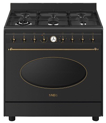 ���� ����� ������ �� 6 ����� ���� 90 �"� ��� SMEG ��� CO96 Black