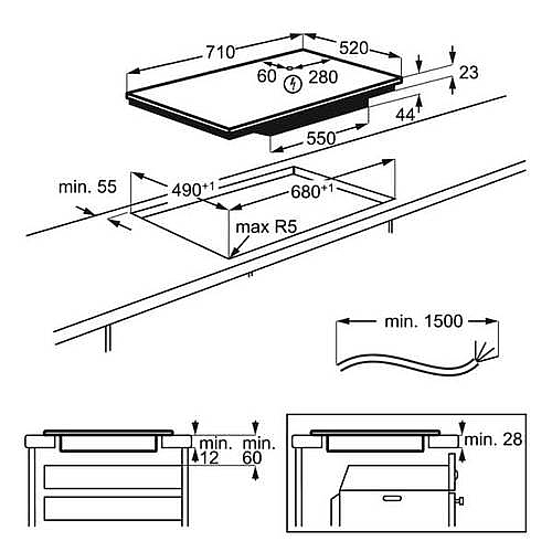 ������ ��������� 71 �"� MULTIZONE ����� ELECTROLUX ��� EIV734