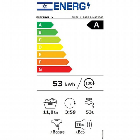 ����� ����� ��� ���� - 11 �"� Electrolux ���������� EWF1141R9SB