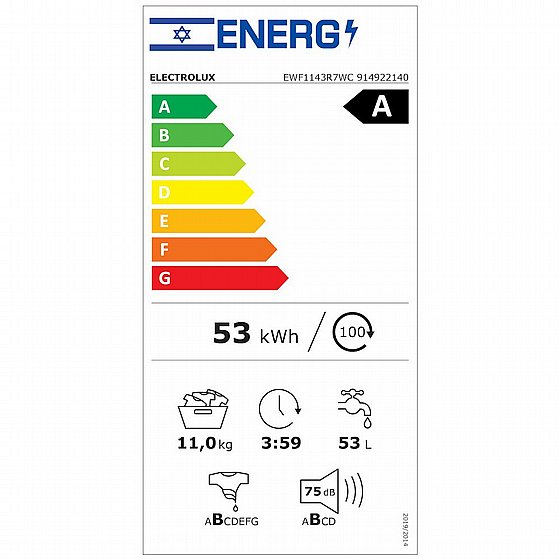 ����� ����� ��� ���� - 11 �"� Electrolux ���������� UltimateCare 700 EWF1143R7WC