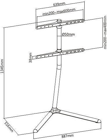 ���� �������� �� 65" ���� ��� ���� ����� EAZO FS888BV2