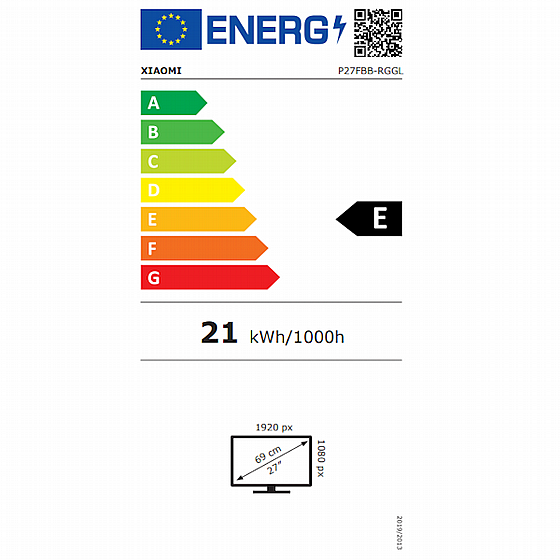 ��� ���� ������ ''27 ��� Xiaomi Gaming Monitor G27i ��� P27FBB-RGGL