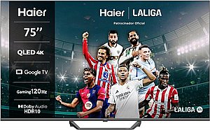 טלוויזיה "75 Google Tv 4K QLED דגם H75S80FUX האייר HAIER טלוויזיה "75 Google Tv 4K QLED דגם H75S80FUX האייר HAIER