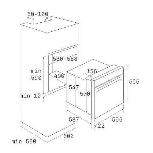 ���� ���� 60 �"� TEKA ��� HBS645