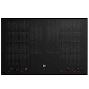 כיריים אינדוקציה 80 ס"מ דגם HII88810NT בקו Beko שחור כיריים אינדוקציה 80 ס"מ דגם HII88810NT בקו Beko שחור