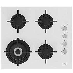 כיריים גז 60 ס"מ 4 להבות דגם HILW64122SW בקו Beko זכוכית לבנה כיריים גז 60 ס"מ 4 להבות דגם HILW64122SW בקו Beko זכוכית לבנה