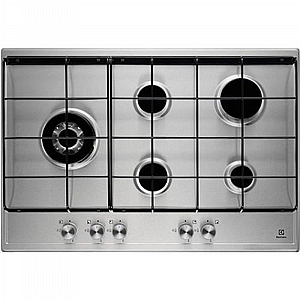 כיריים גז 5 להבות Electrolux אלקטרולוקס KGS7564SX כיריים גז 5 להבות Electrolux אלקטרולוקס KGS7564SX