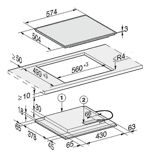 ������ ��������� ���� MIELE ���� ��� KM7201FR