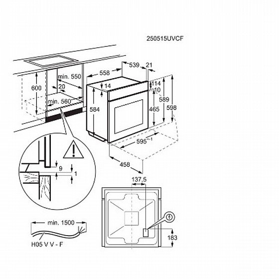 ���� ���� ���� 65 ���� Electrolux KOFEC40BK  �� SurroundCook ������ ������