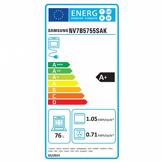 ���� ���� �������� �� ���- 76 ���� Samsung ������ 5Series Dual Cook Flex Simple Steam NV7B5755SAK
