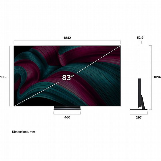 �������� ���� 83" LG 4K OLED �� �� OLED83C56LA