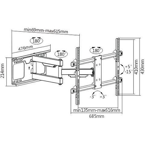 ���� ������ ��������� �� 75" EAZO PRO6480