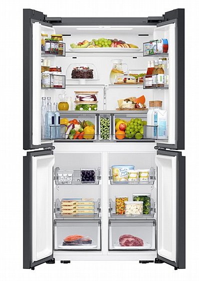 ���� 4 ����� 648 ���� Samsung BeSpoke RM70F63REW Kitchen Fit - ��� ��� ������ ������ �����