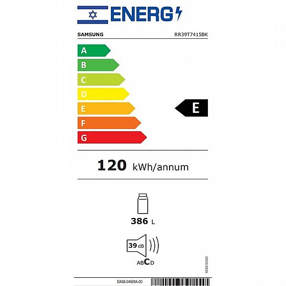 ���� 386 ���� - ����� �� ��� Samsung ������ BeSpoke RR39T7415-BLUE ������ �����