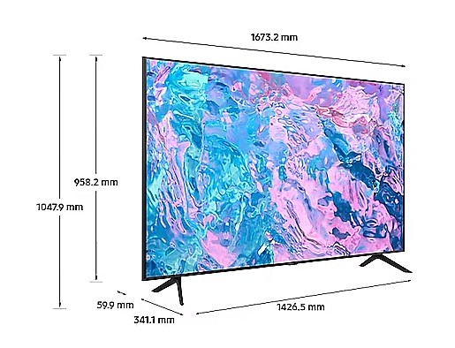 ������� 75" ������ SAMSUNG ��� UE75CU7100