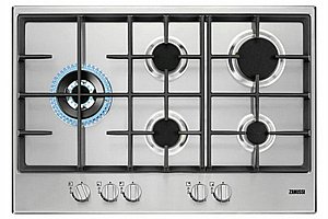 כיריים גז 5 מבערים 75 ס"מ Zanussi ZGH76534XS זנוסי נירוסטה כיריים גז 5 מבערים 75 ס"מ Zanussi ZGH76534XS זנוסי נירוסטה